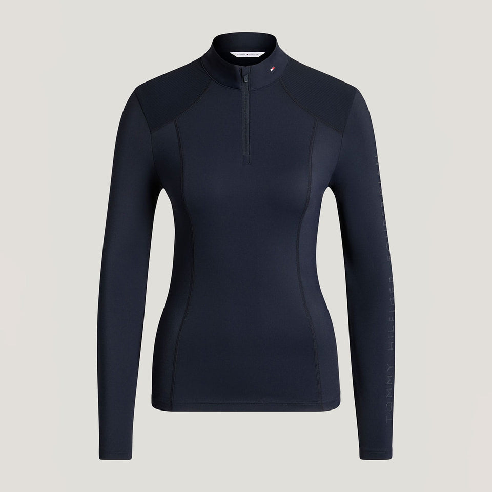 Tommy Hilfiger Echo 1/4 Zip Base Layer - Desert Sky