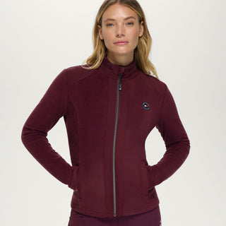 Tommy Hilfiger Elmonte Fleece Jacket - Deep Burgundy
