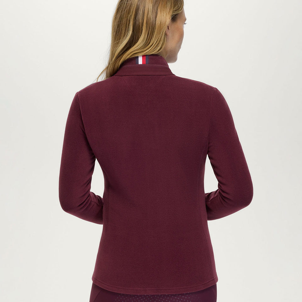 Tommy Hilfiger Elmonte Fleece Jacket - Deep Burgundy