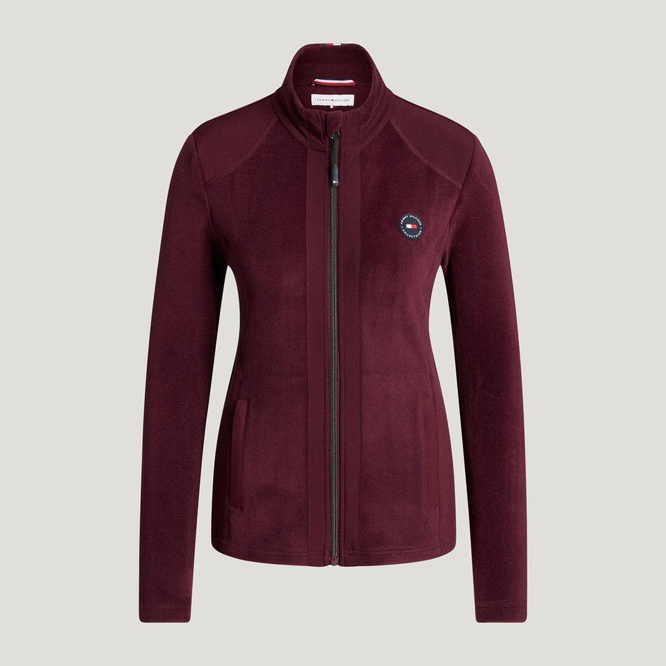 Tommy Hilfiger Elmonte Fleece Jacket - Deep Burgundy