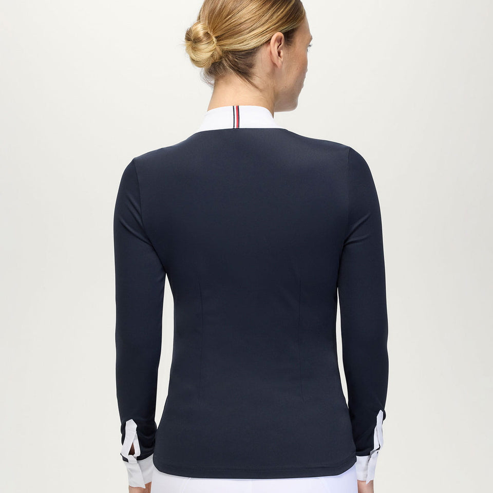 Tommy Hilfiger Monica Rhinestone Show Shirt - Desert Sky