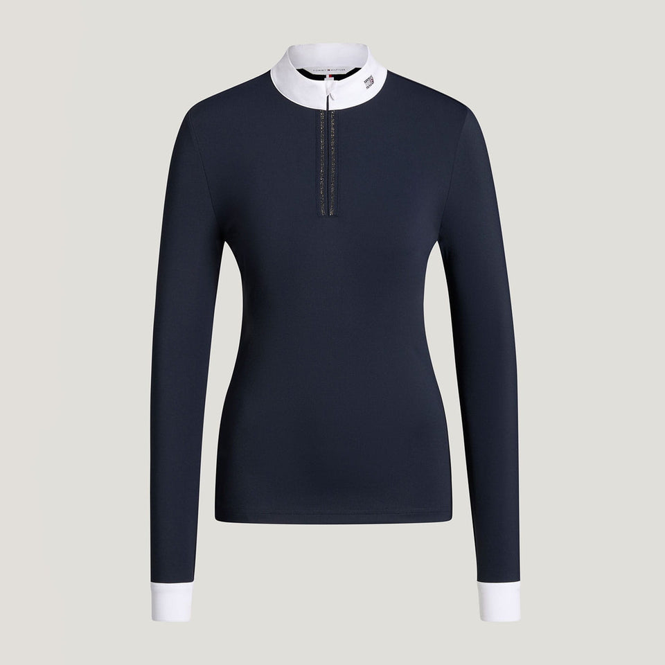 Tommy Hilfiger Monica Rhinestone Show Shirt - Desert Sky