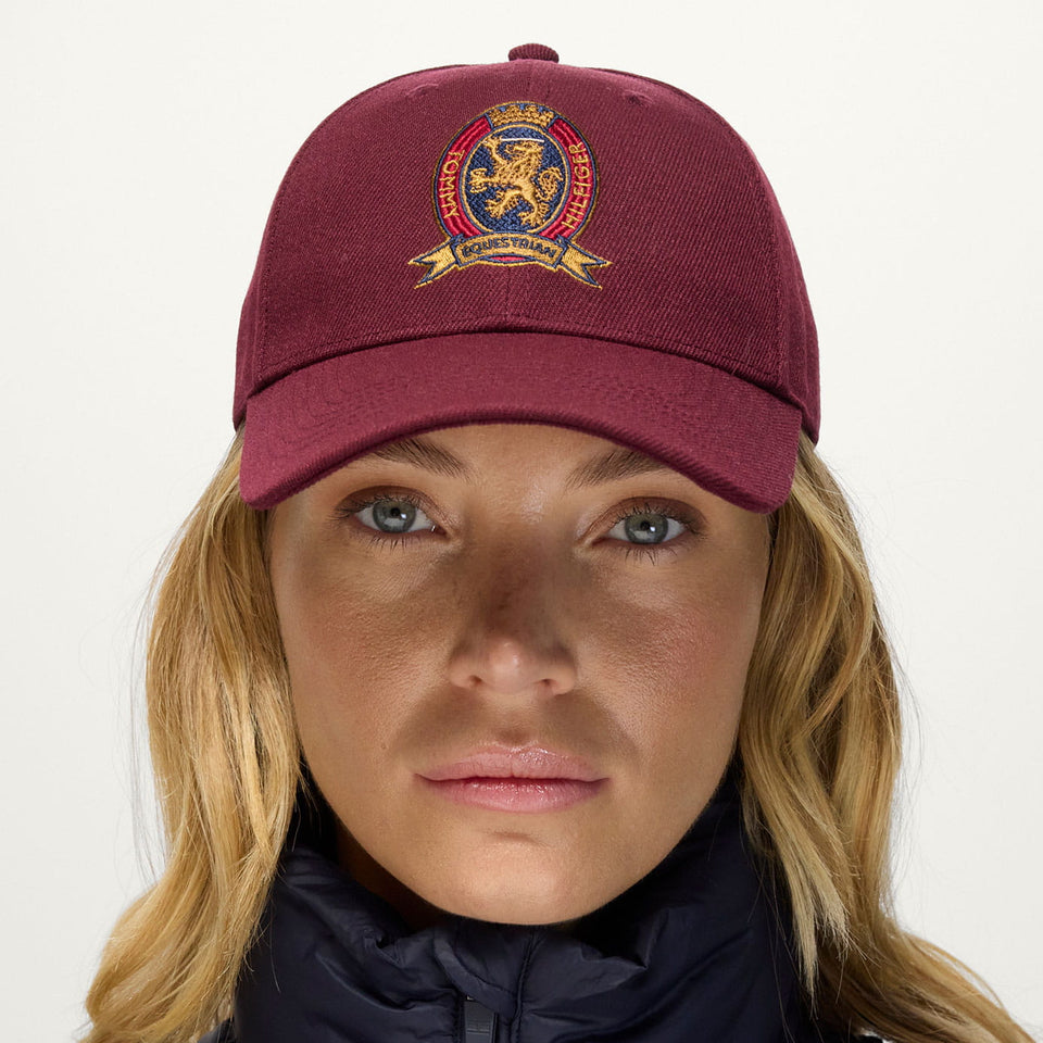 Tommy Hilfiger Royce Crest Cap - Deep Burgundy
