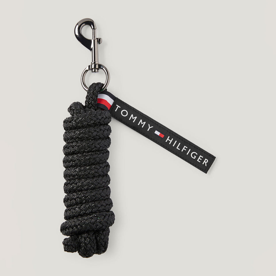 Tommy Hilfiger Yale Shine Headcollar and Lead Rope Set - Black