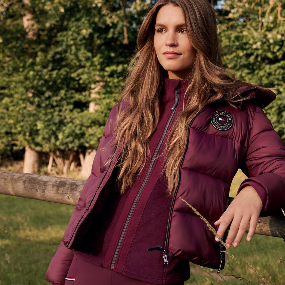Tommy Hilfiger Elmonte Fleece Jacket - Deep Burgundy