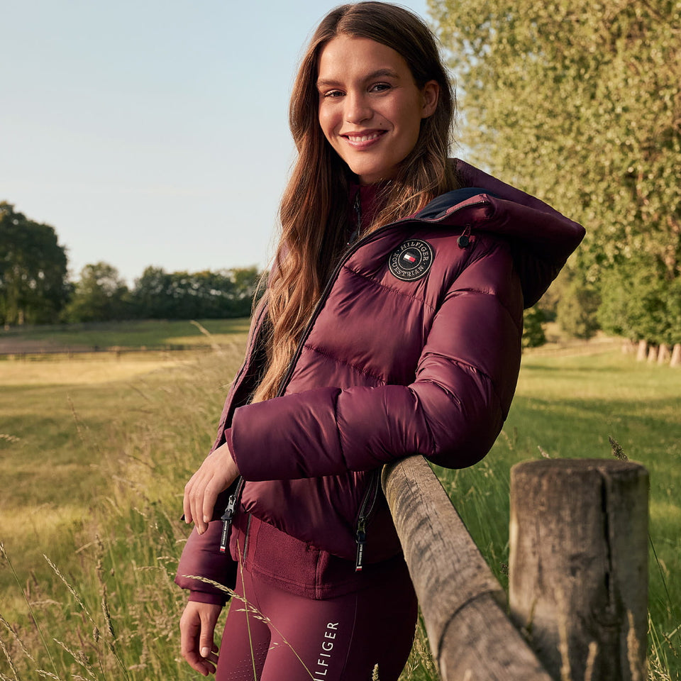 Tommy Hilfiger Glendale Puffer Jacket - Deep Burgundy