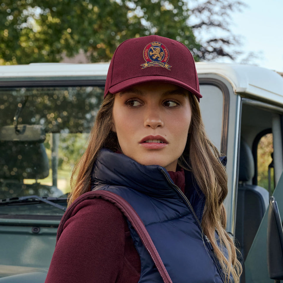 Tommy Hilfiger Royce Crest Cap - Deep Burgundy