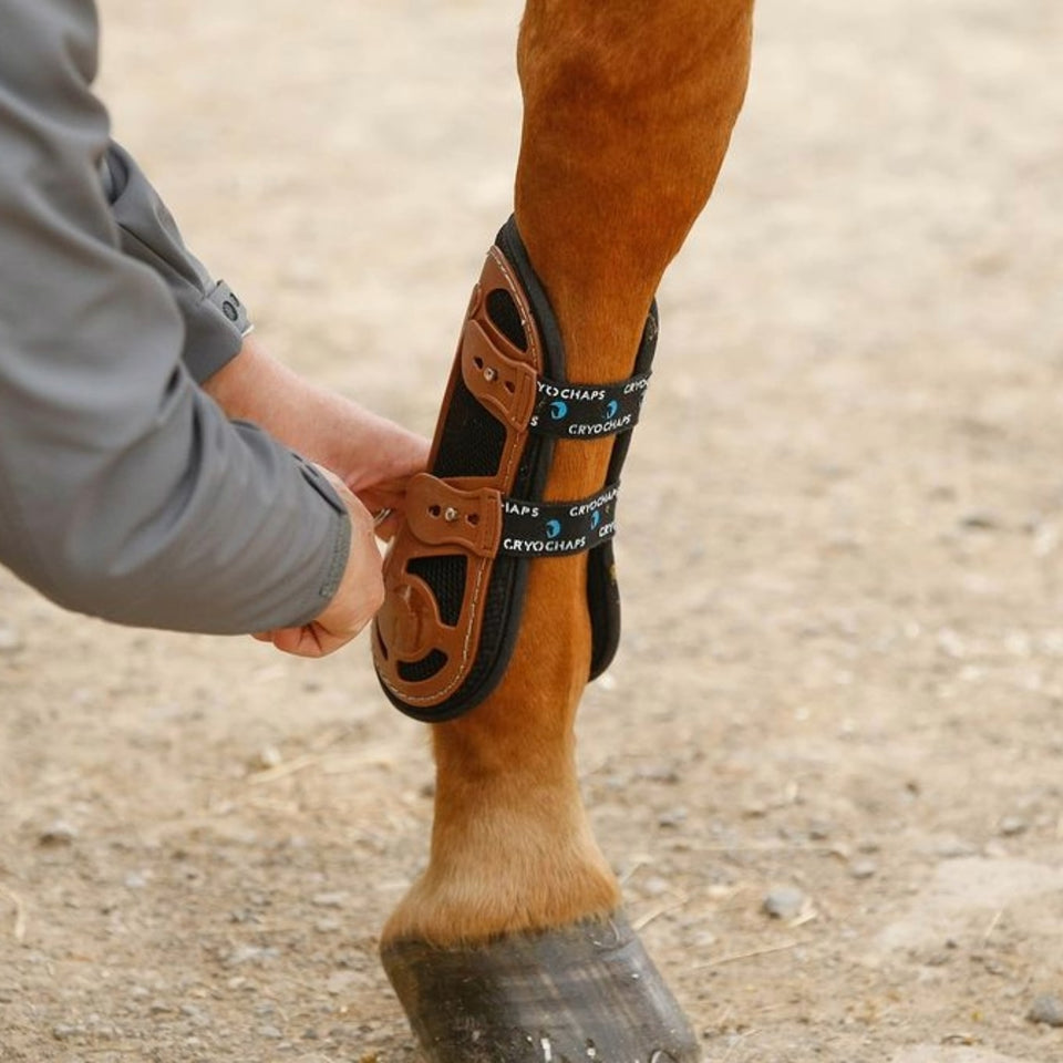 Cryochaps Exoskeleton Tendon Boots - Brown