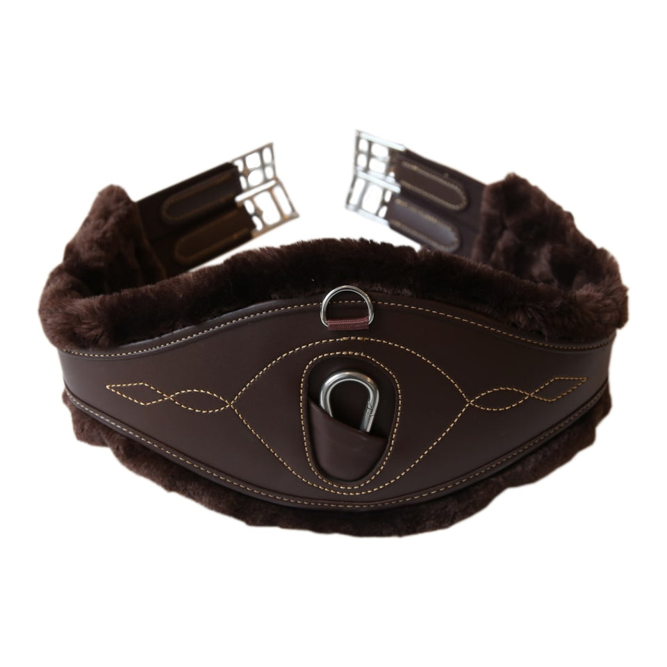 Kentucky Horsewear Replacement Anatomic Sheepskin Girth Cover - Brown