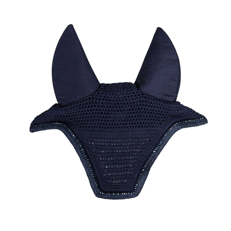 Kentucky Horsewear Wellington Glitter Band Fly Veil - Dark Navy