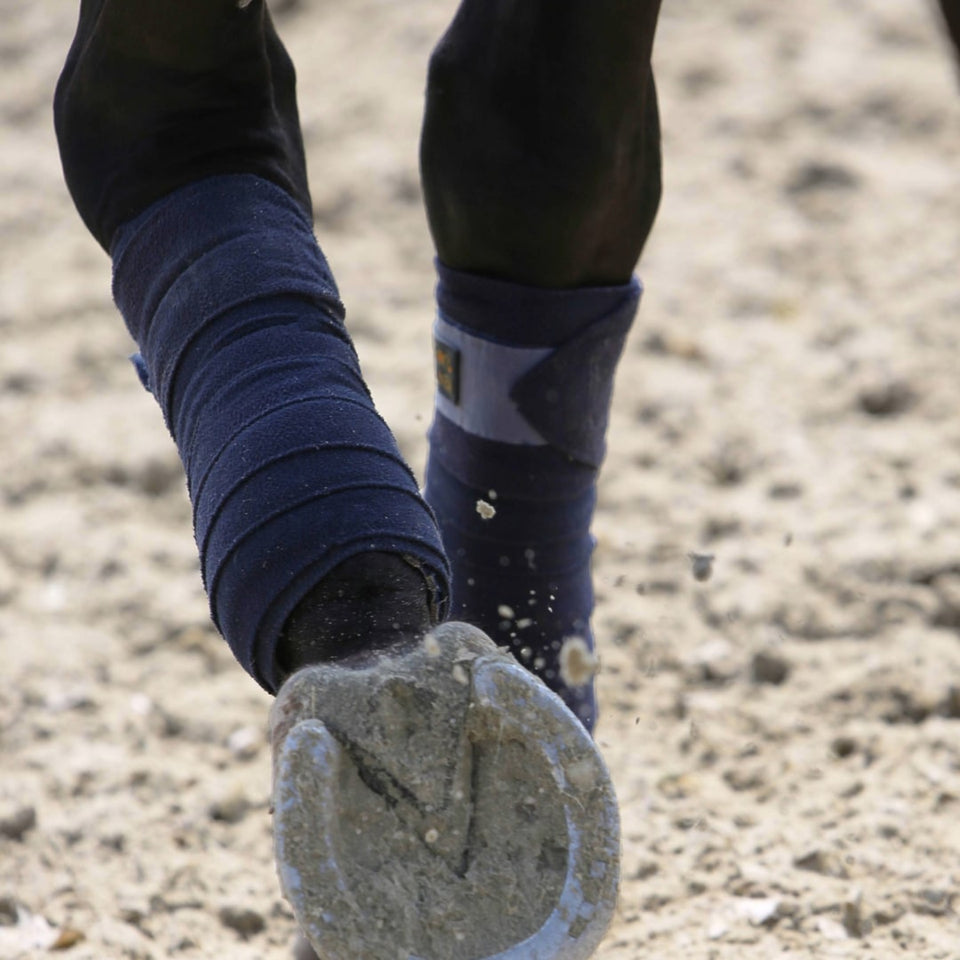 Kentucky Horsewear Polar Fleece Bandages - Navy