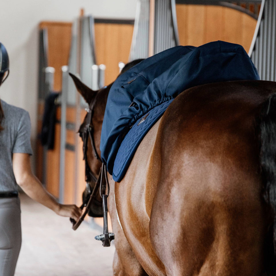 Kentucky Horsewear Waterproof Jumping Saddle Cover - Navy