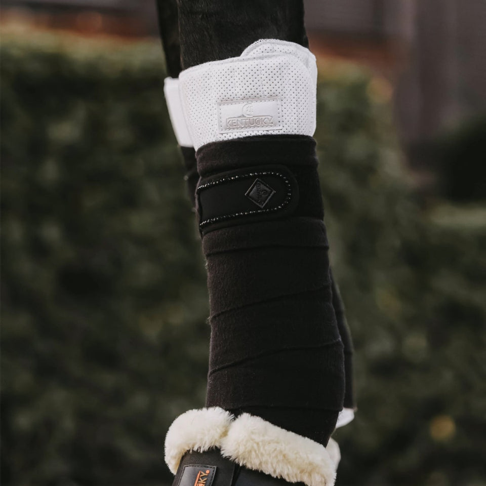 Kentucky Horsewear Absorb Working Bandage Pads - White