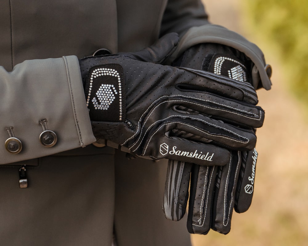 swarovski handschuhe Samshield V-Skin Swarovski Crystal Riding Gloves