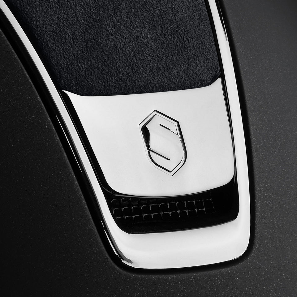 Samshield V2 Miss Shield Black Shadowmatt with Alcantara Top and Band