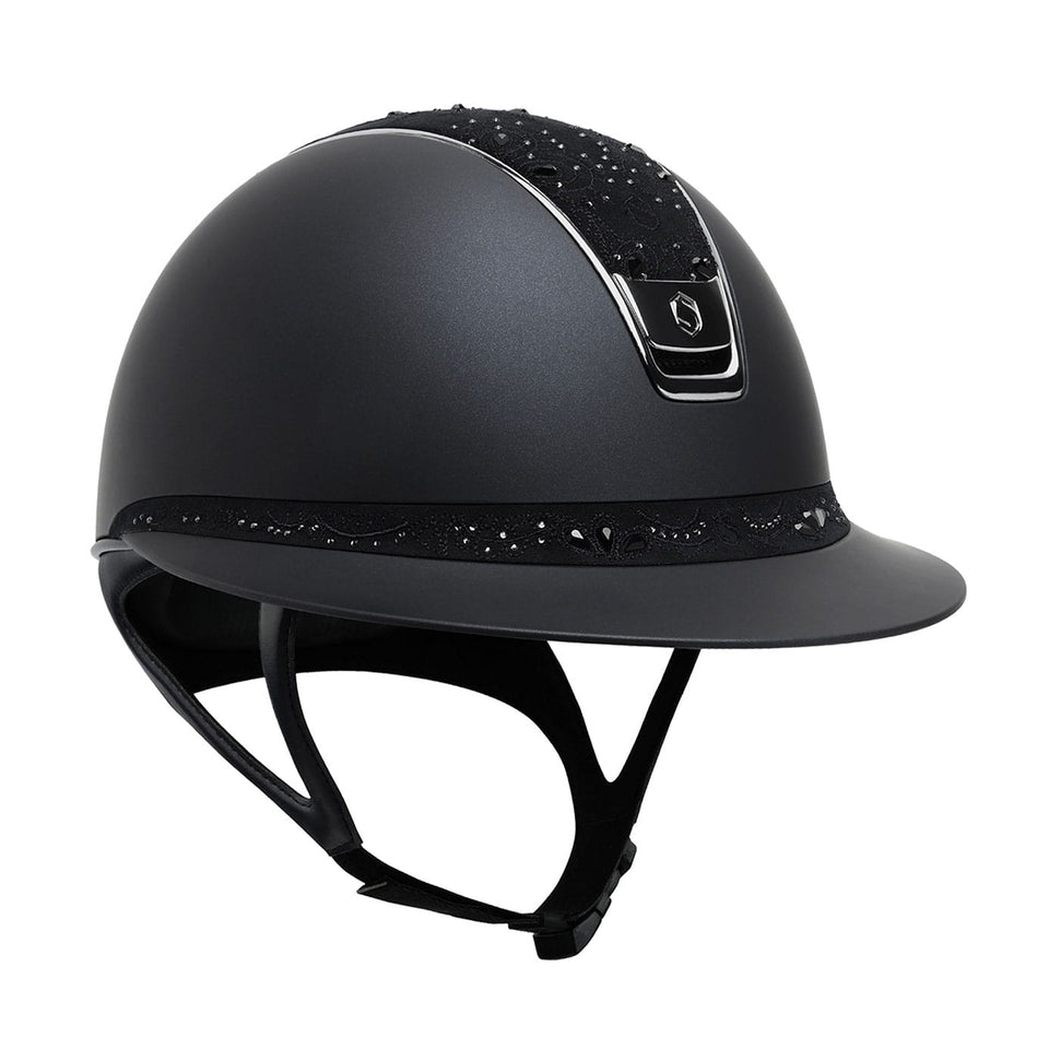 Samshield V2 Miss Shield Black Shadowmatt with Crystal Bloom Top and Band