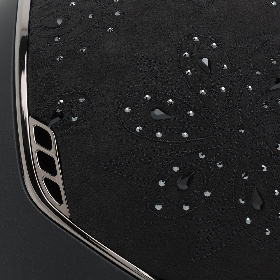 Samshield V2 Miss Shield Black Shadowmatt with Crystal Bloom Top and Band