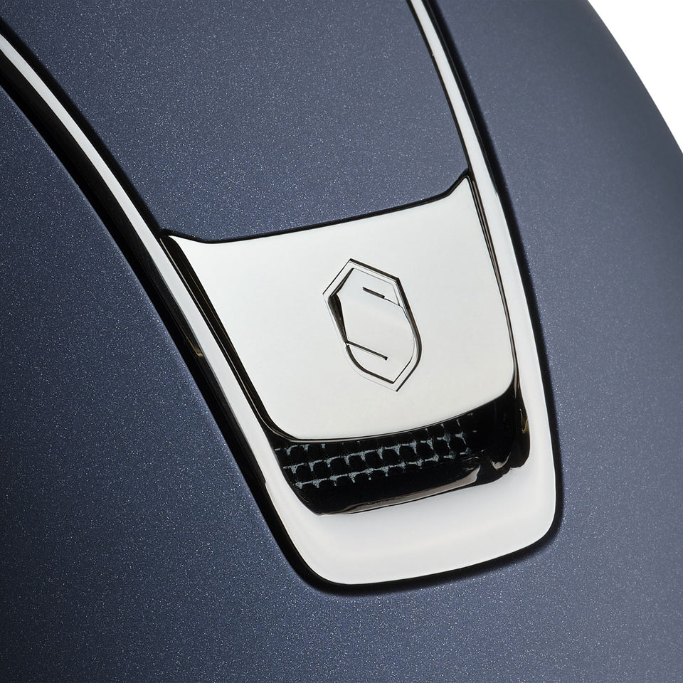 Samshield V2 Miss Shield Standard Shadowmatt Riding Hat - Navy