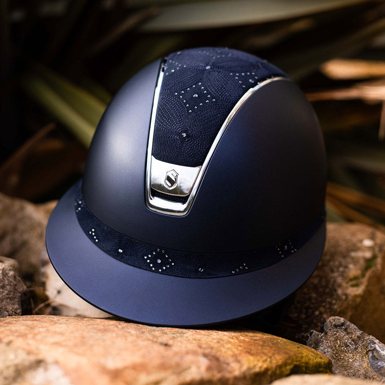 Samshield V2 Miss Shield Navy Shadowmatt with Celestial Crystal Top and Band