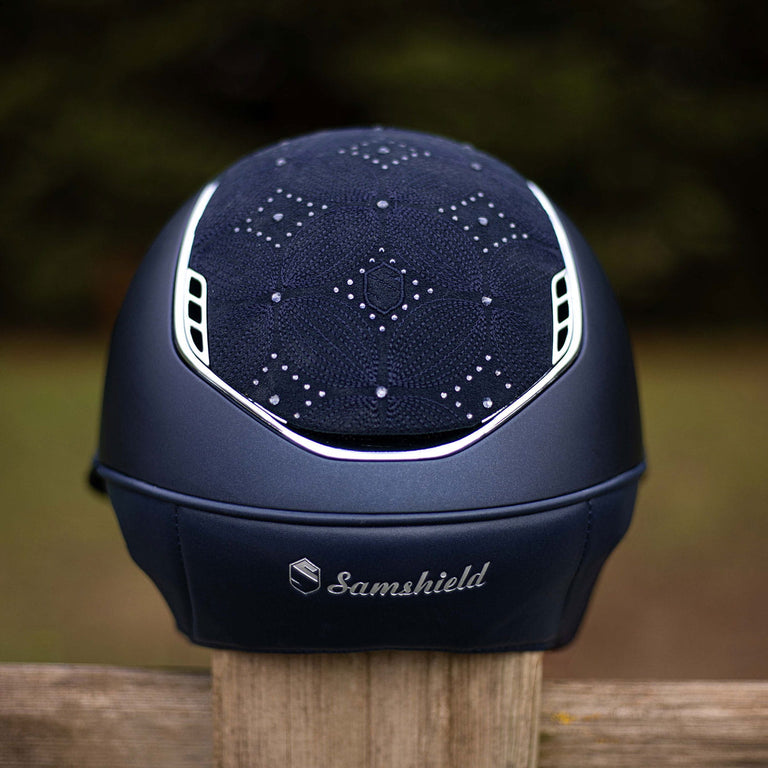 Samshield V2 Miss Shield Navy Shadowmatt with Celestial Crystal Top and Band