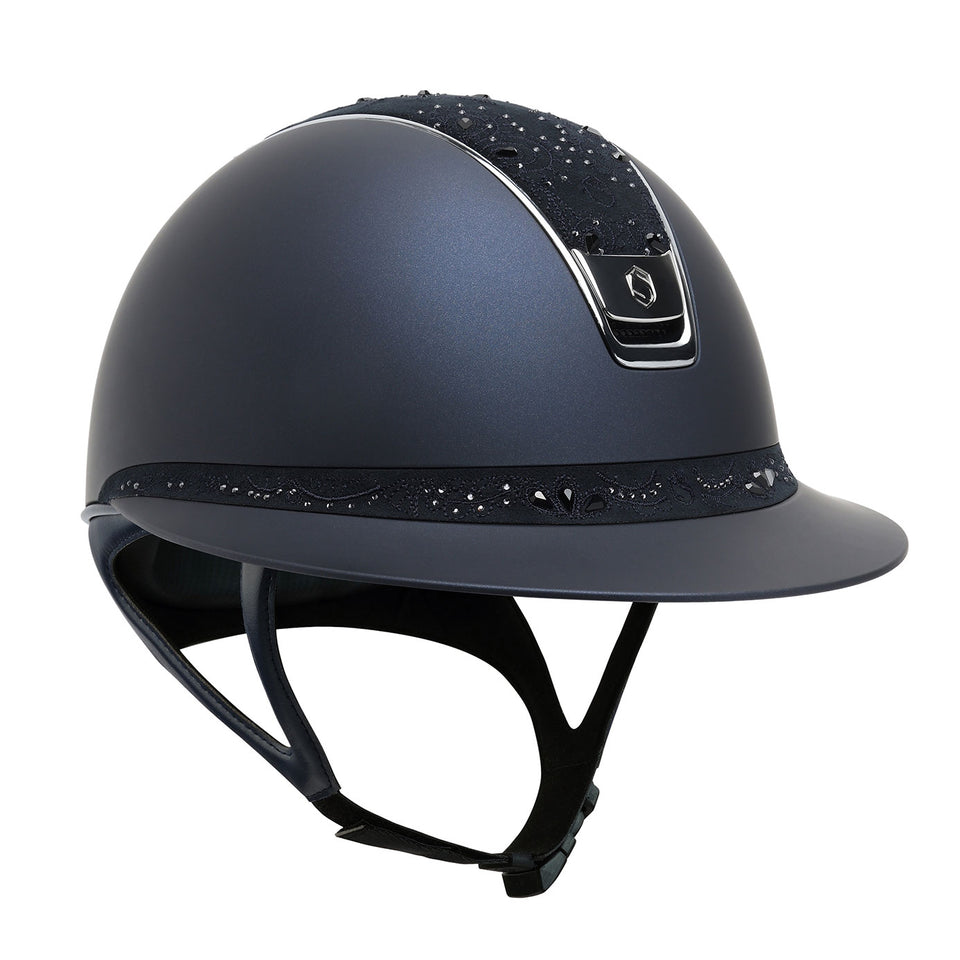 Samshield V2 Miss Shield Navy Shadowmatt with Crystal Bloom Top and Band