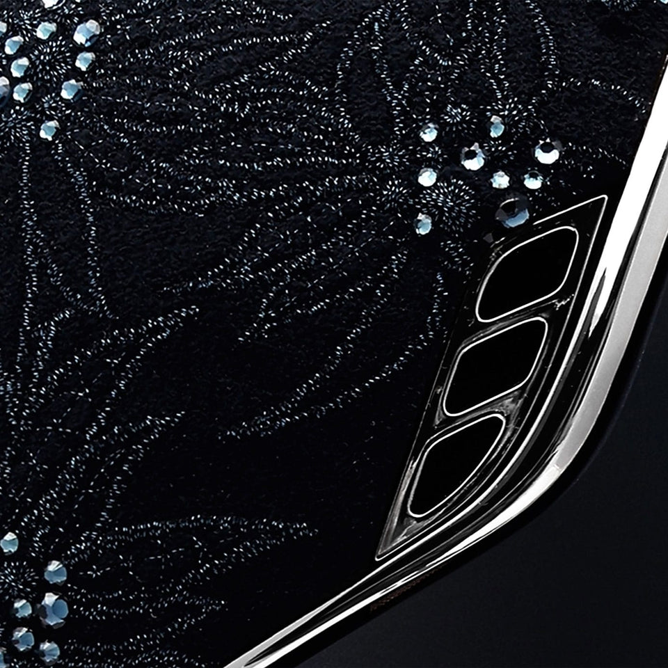 Samshield V2 Miss Shield Navy Shadowmatt with Spring Flower Top and Band