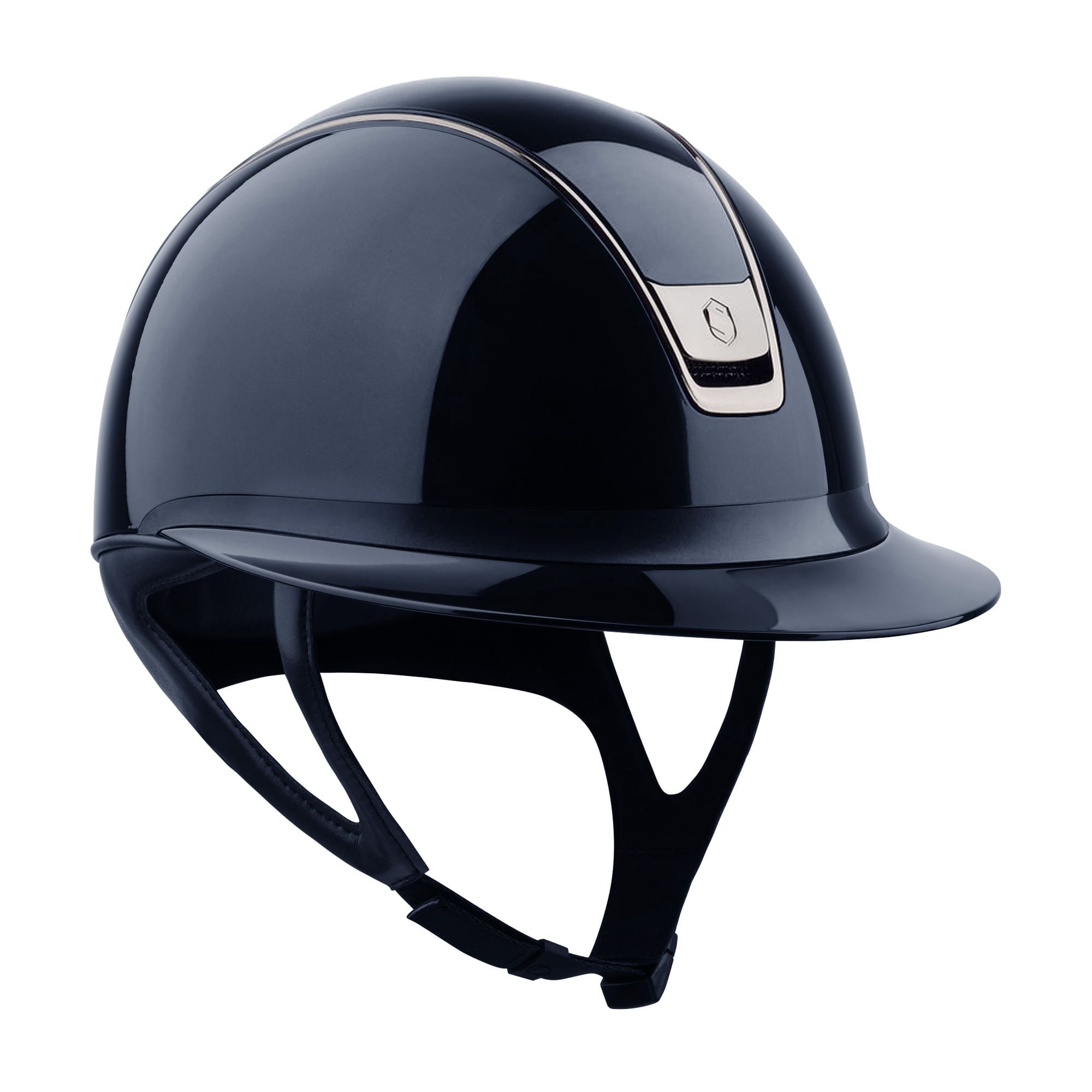 Samshield Logfo Samshield V2 Miss Shield Shadowglossy Riding Hat | Metallic Blue ...