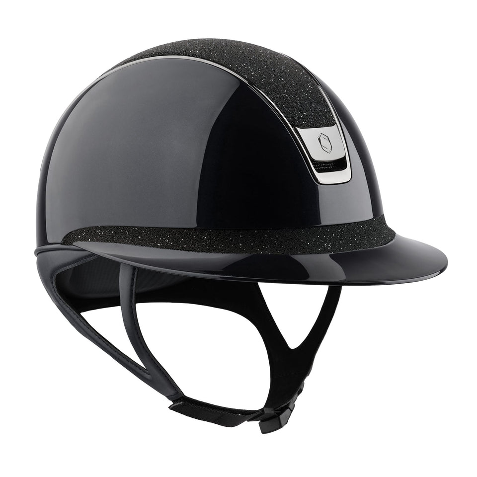 Samshield V2 Miss Shield Black Shadowglossy with Crystal Fabric Top and Band