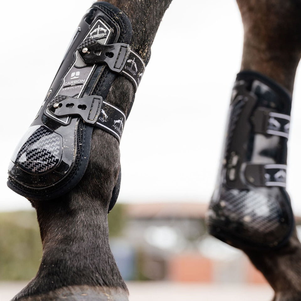 Veredus Carbon Gel Absolute Tendon Boots - Black