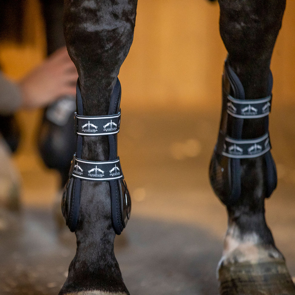 Veredus Carbon Gel Absolute Tendon Boots - Black