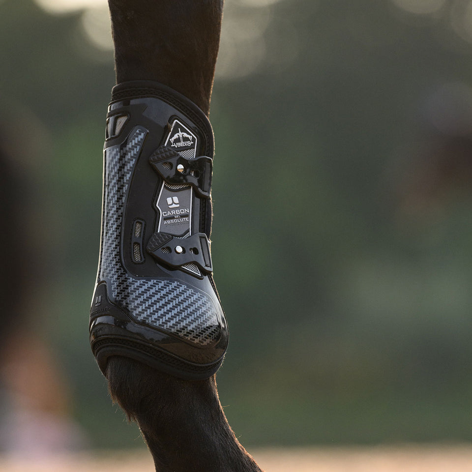 Veredus Carbon Gel Absolute Tendon Boots - Black