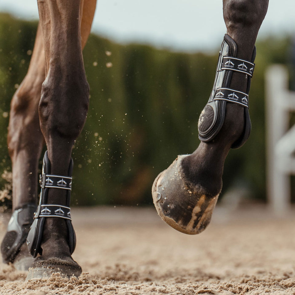 Veredus Carbon Gel Vento Tendon Boots - Black