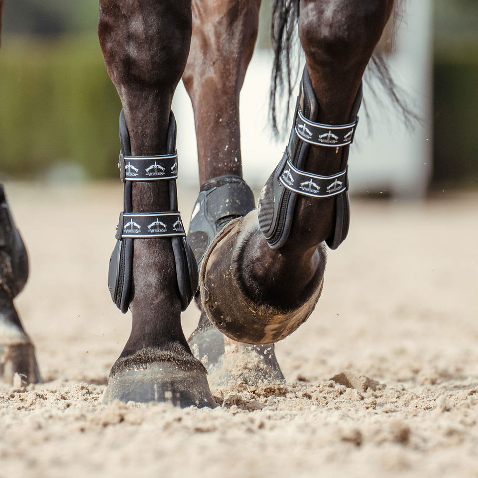 Veredus Carbon Gel Vento Tendon Boots - Black