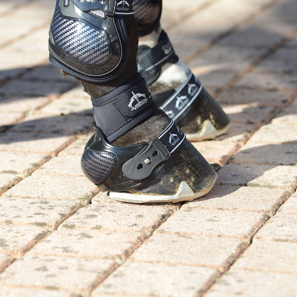 Veredus Carbon Shield Over Reach Boots - Black
