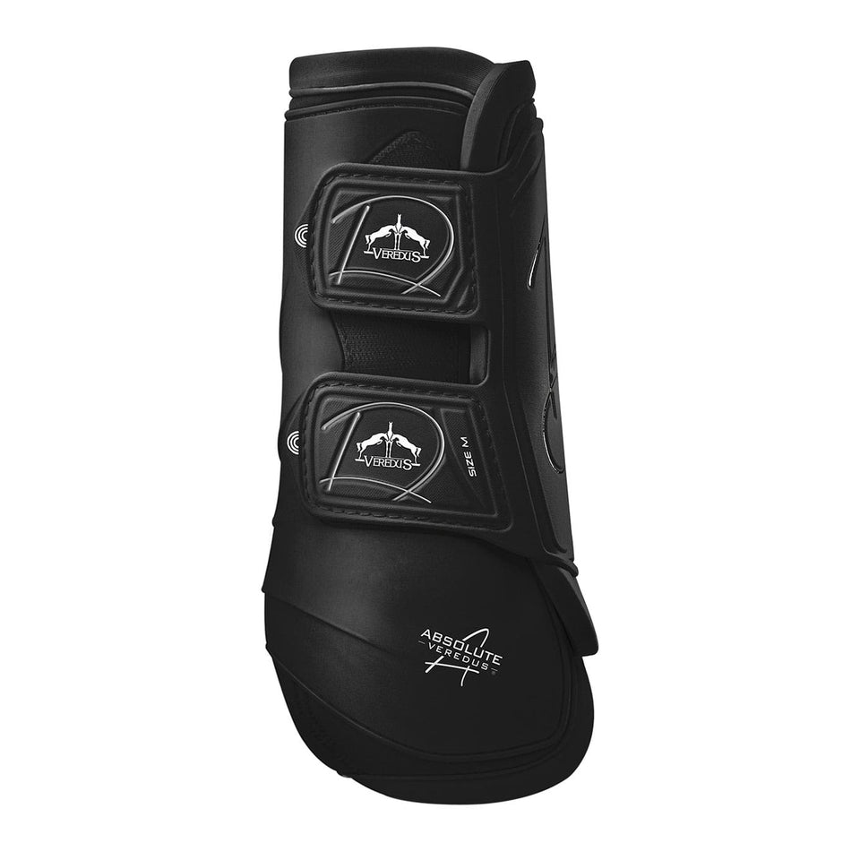Veredus Absolute Dressage Boots Velcro Easy Strap Front - Black
