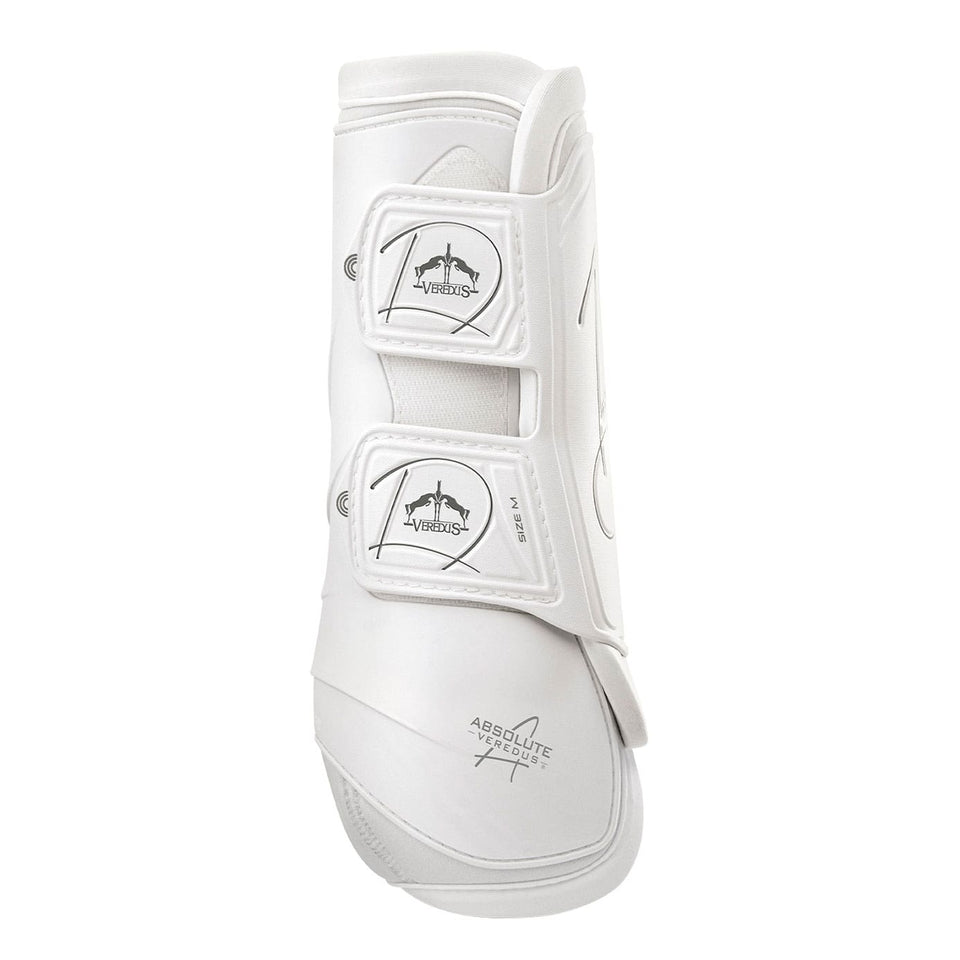 Veredus Absolute Dressage Boots Velcro Easy Strap Hind - White