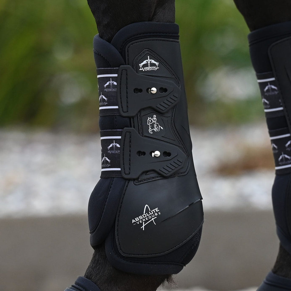 Veredus Absolute Dressage Boots Elastic Front - Black