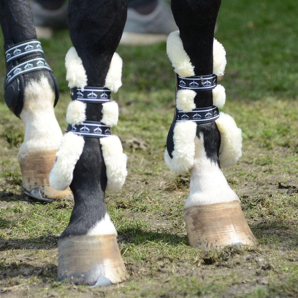 Veredus STS Carbon Gel Vento Tendon Boots - Black