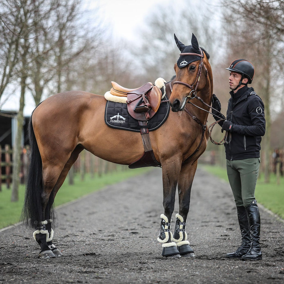 Veredus STS Carbon Gel Vento Tendon Boots - Black