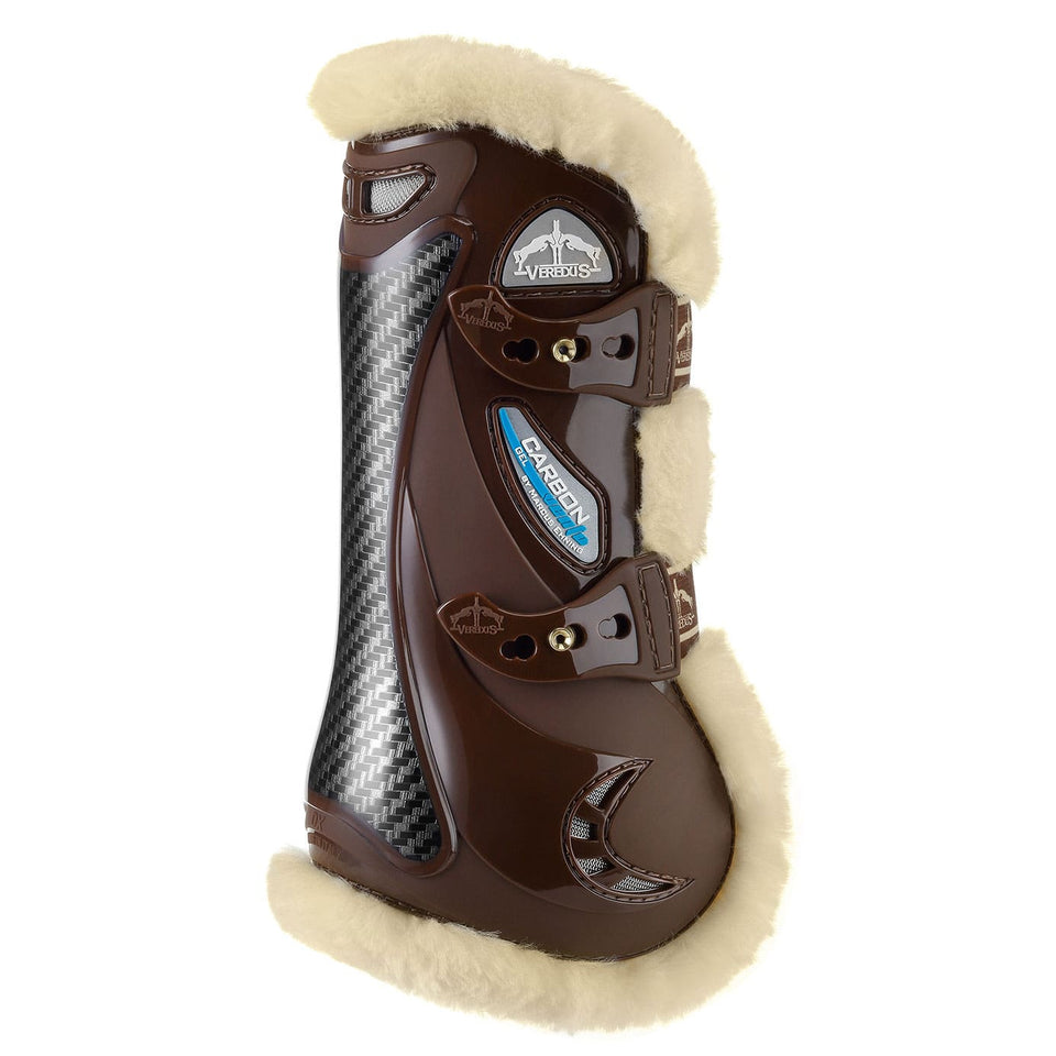 Veredus STS Carbon Gel Vento Tendon Boots - Brown