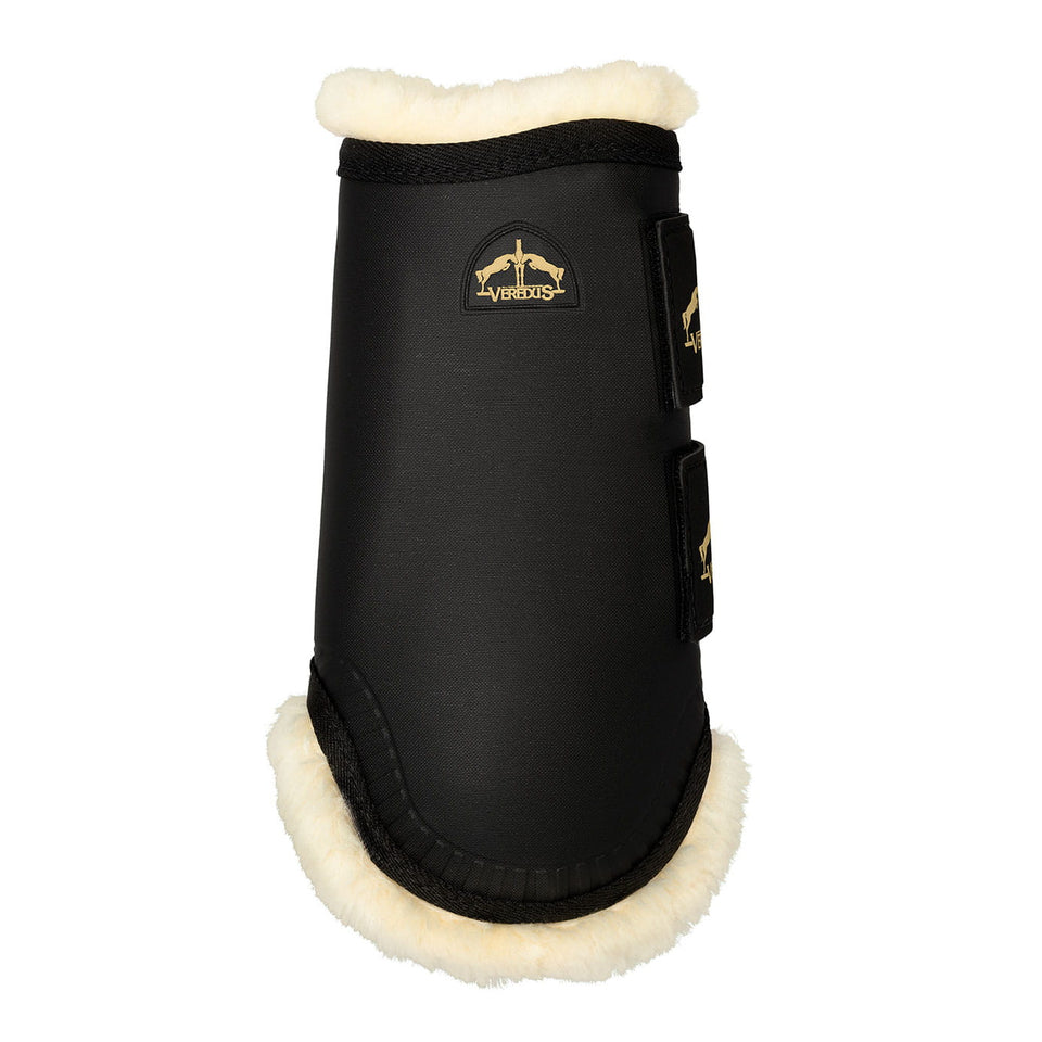 Veredus TRB STS Brushing Boots Front - Black