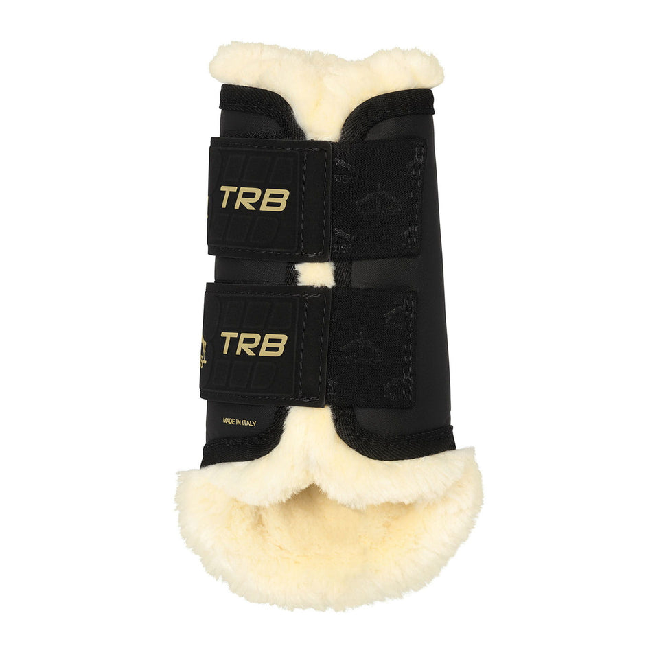 Veredus TRB STS Brushing Boots Front - Black
