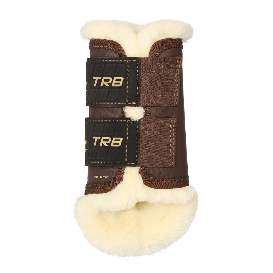 Veredus TRB STS Brushing Boots Front - Brown