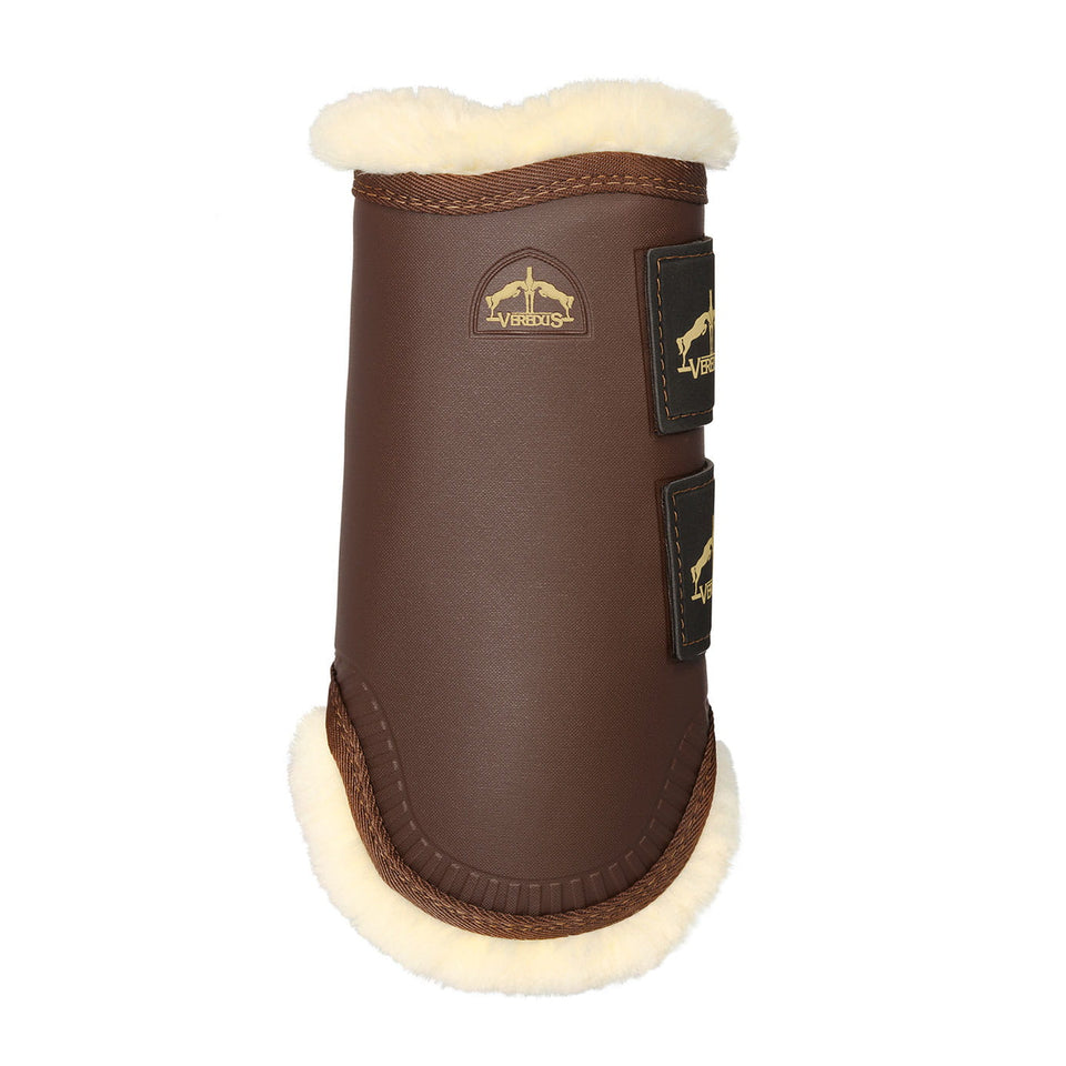Veredus TRB STS Brushing Boots Front - Brown