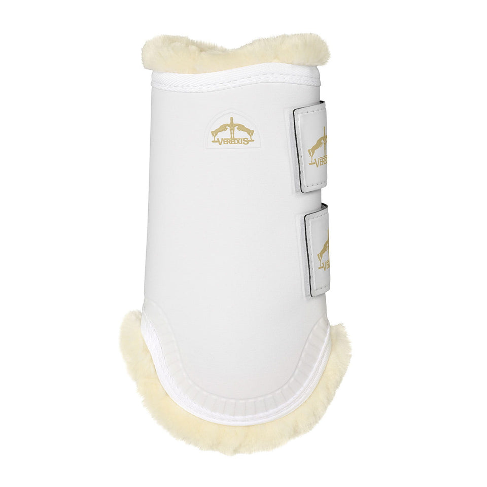 Veredus TRB STS Brushing Boots Front - White