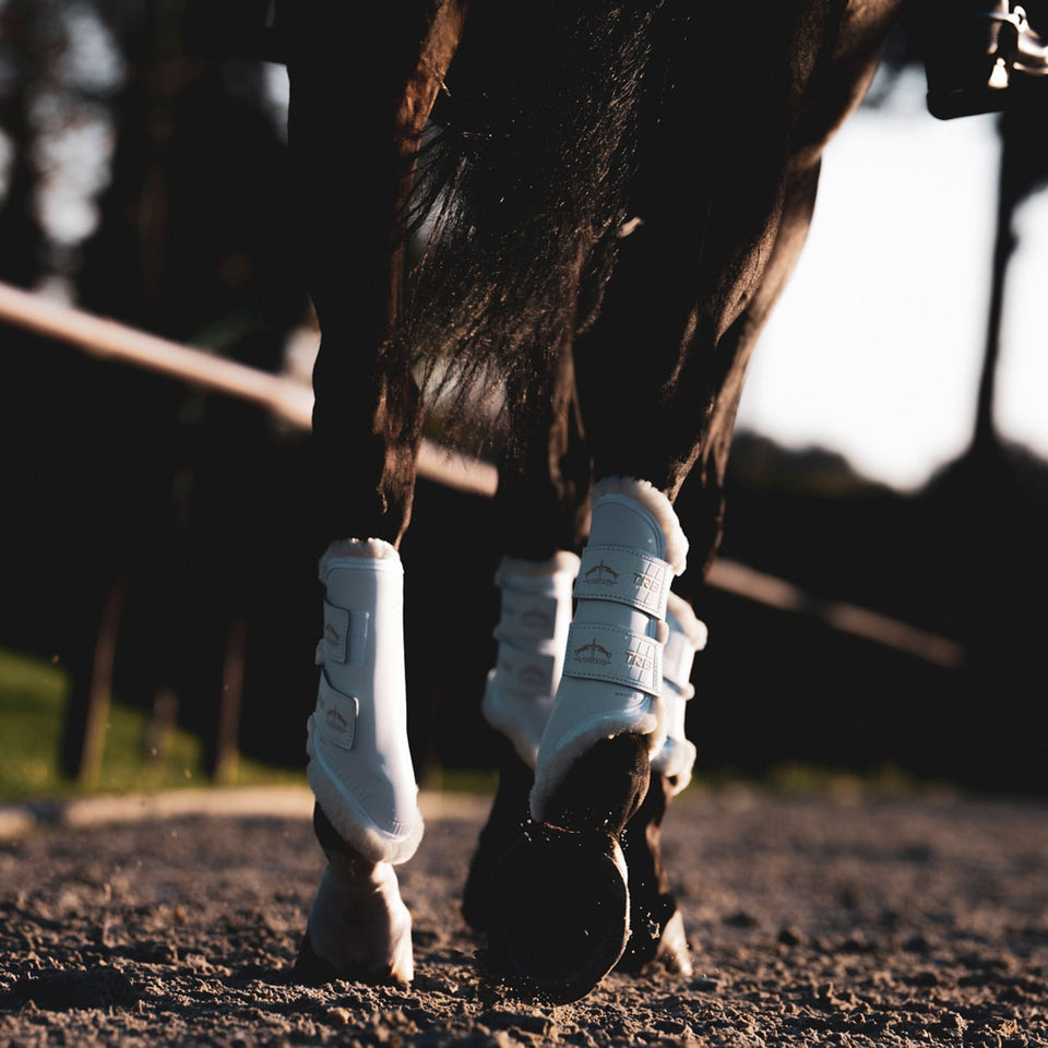Veredus TRB STS Brushing Boots Hind - White