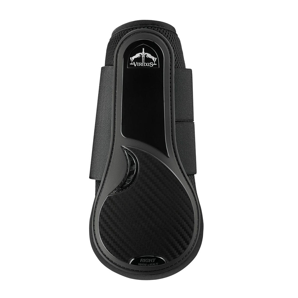 Veredus TRC Vento Brushing Boots Front - Black