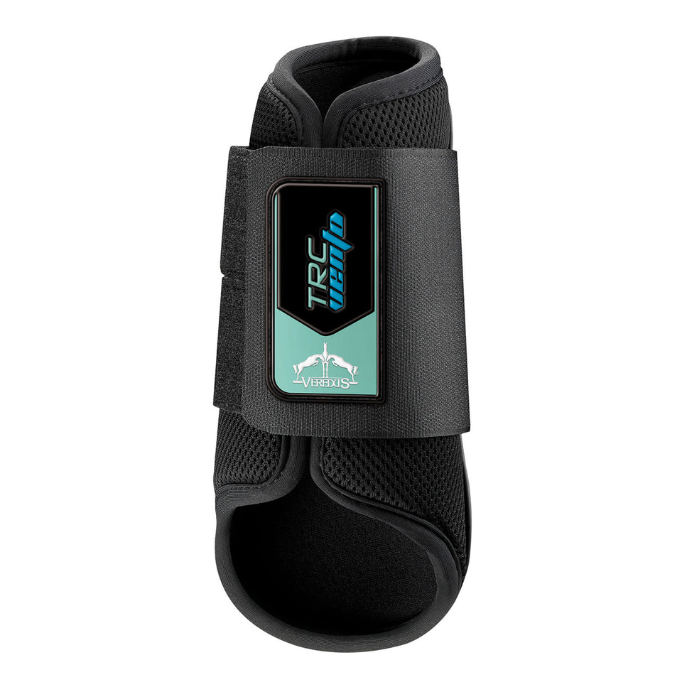 Veredus TRC Vento Brushing Boots Front - Black