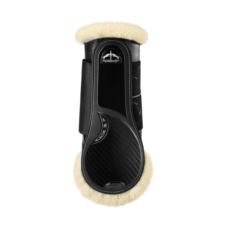 Veredus TRC Vento STS Brushing Boots Front - Black