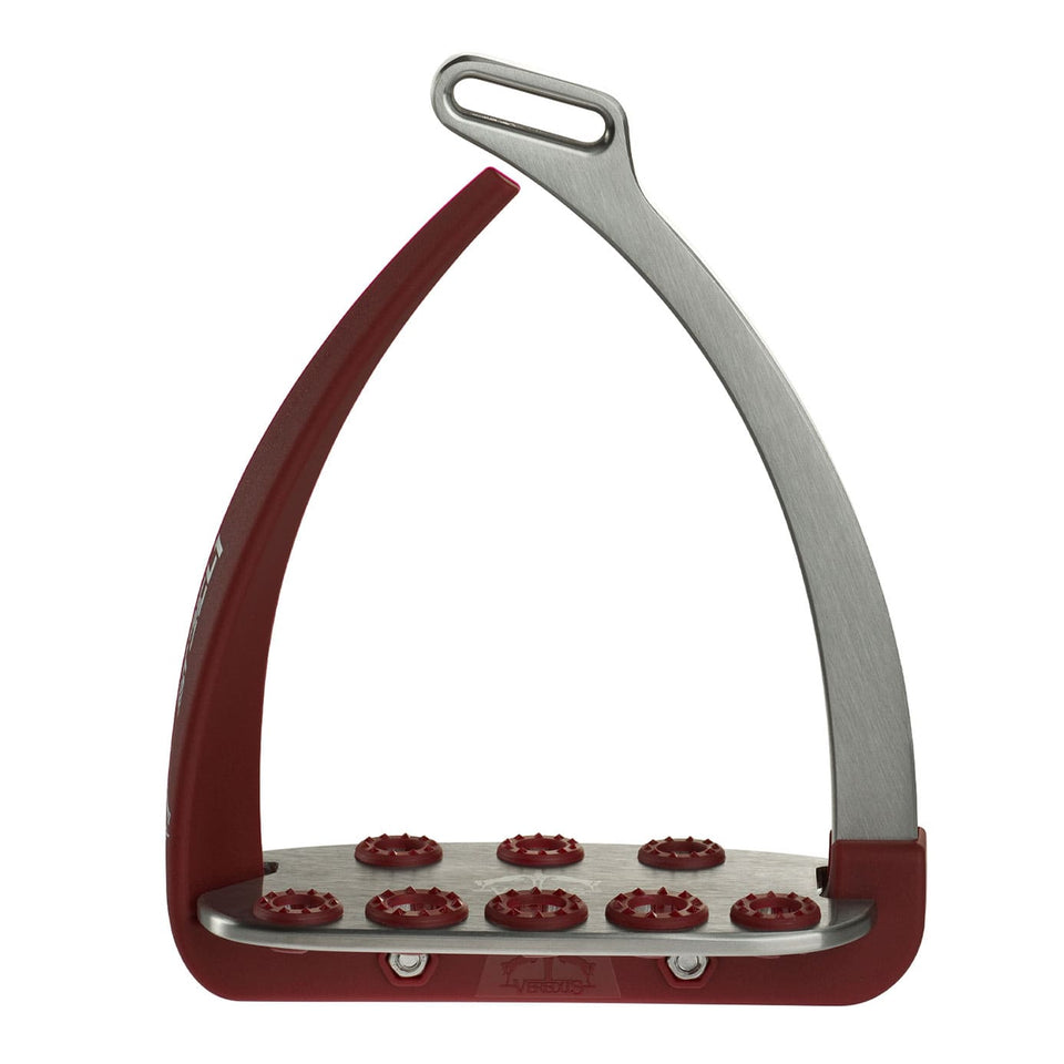 Veredus Vita Steel1 Safety Stirrups - Bordeaux/Silver